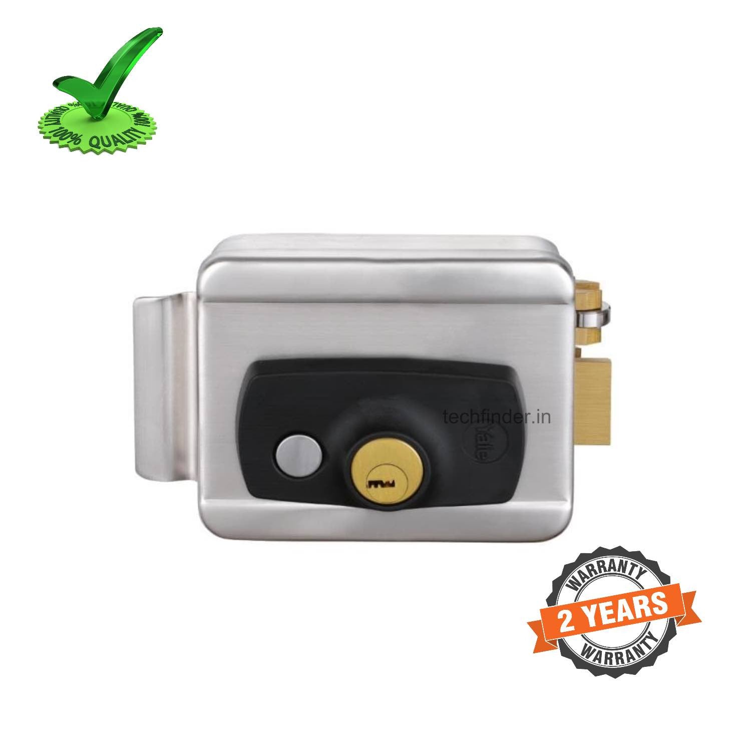 Yale Yel-200SN Silver Electric Rim Lock Yale Yel-200SN Silver Electric Rim Lock